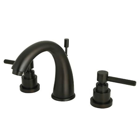 Kingston Brass 8" Widespread Bathroom Faucet, Oil Rubbed Bronze KS2965EL